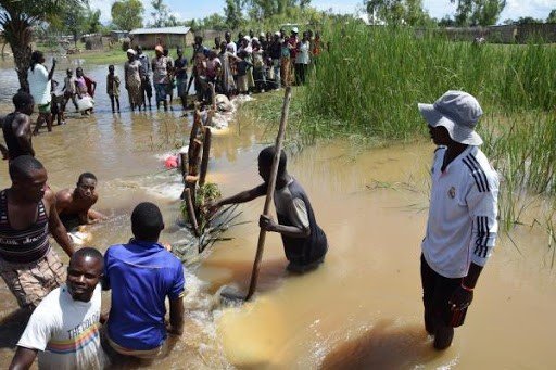 Seasonal flooding in the Rusizi plain